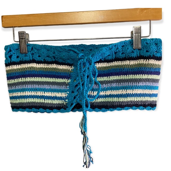 Andi Bagus Crochet Daisy Chain Tube Top & Mini Skirt - Picture 2 of 13